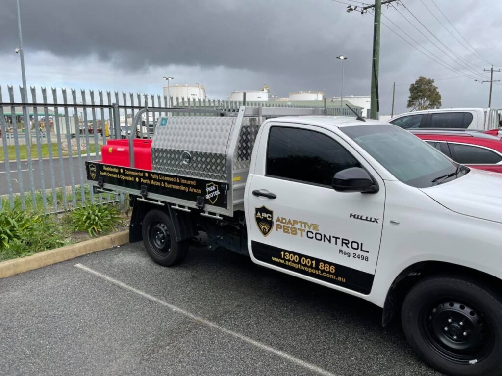 Adaptive Pest Control Pickup Truck