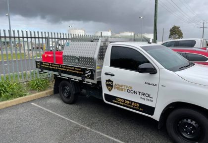 Adaptive Pest Control Pickup Truck